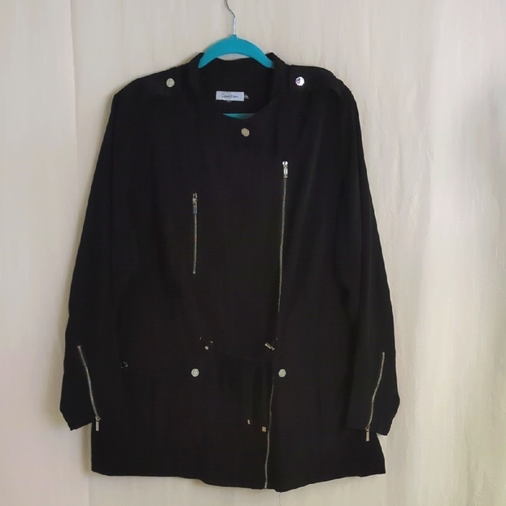 Calvin Klein Black Jacket 1X - Picture 2 of 7